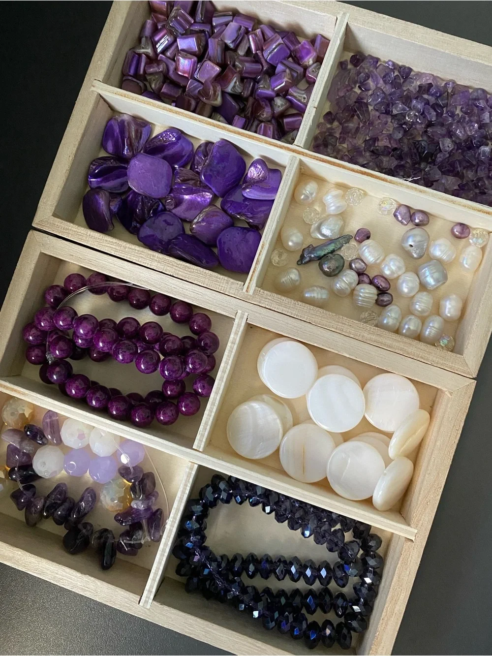 Natural Stone Beads Freshwater Pearl Beads Glass & Mother of Pearl Beads Lot